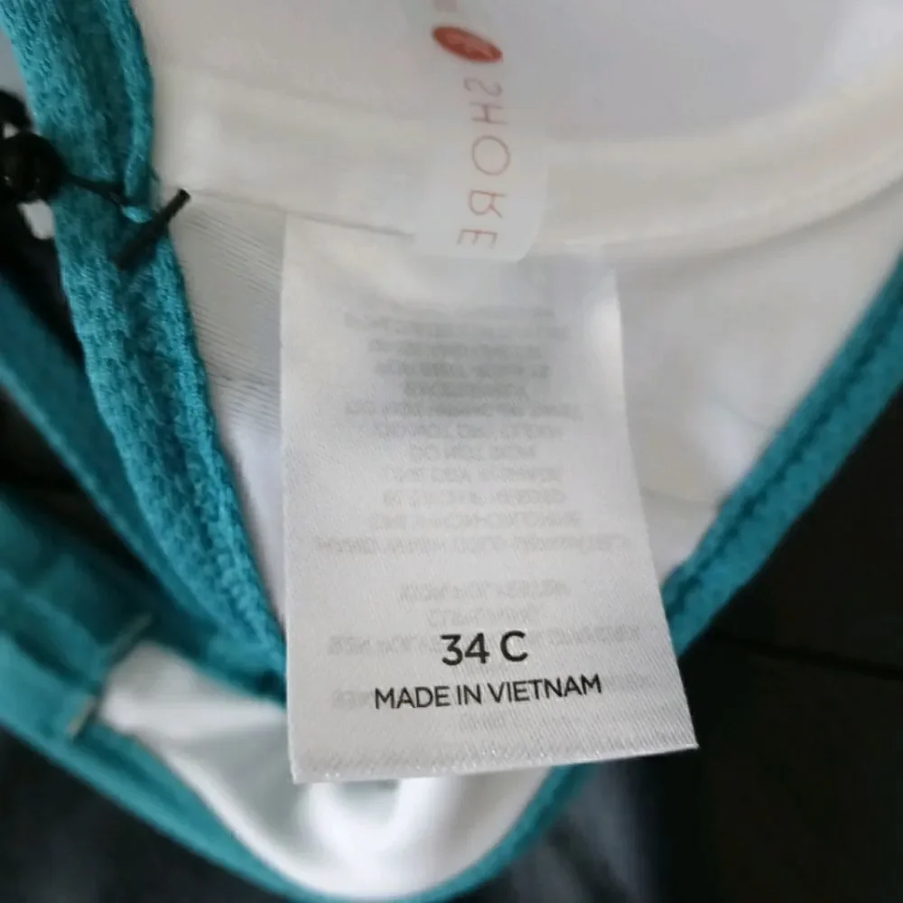 Shade & Shore Teal Bikini Swim Top